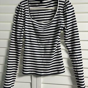 J. Crew Striped Long Sleeve Top